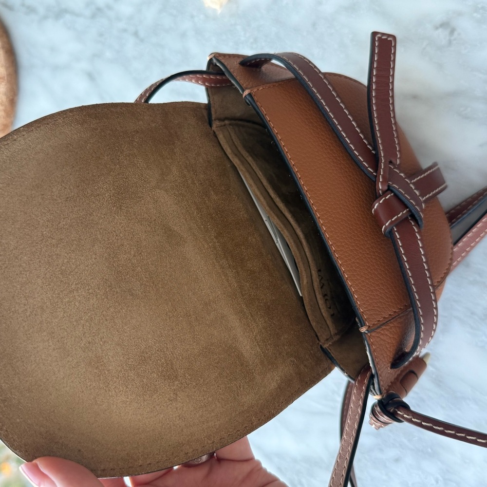 Loewe Mini Gate Leather Crossbody Bag - Picture 6 of 6